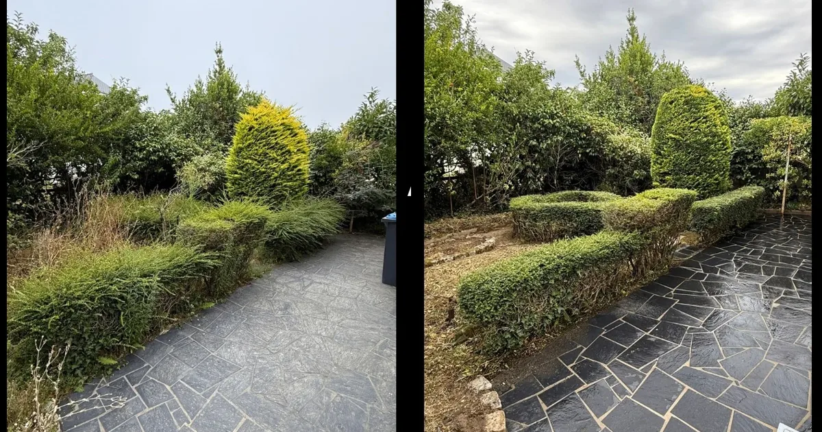 Entretien de jardin par LC Garden — avant et après